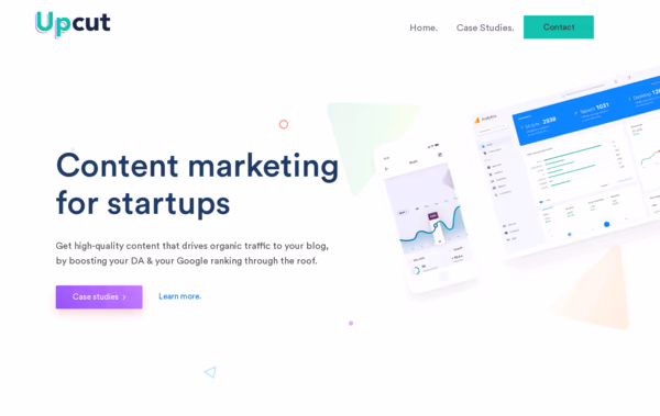 Upcut Studio Web Design