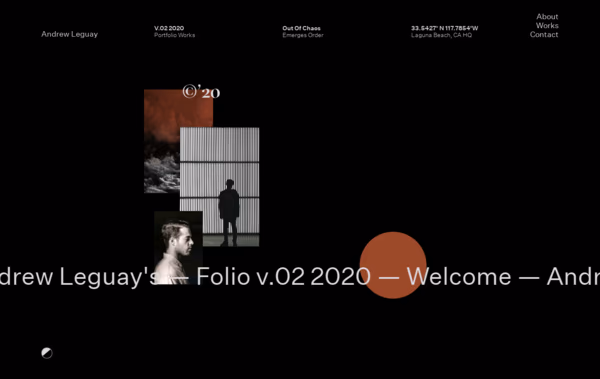 Andrew Leguay Folio 22 Web Design