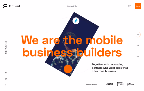 Futured Mobile Business Builders Web Design