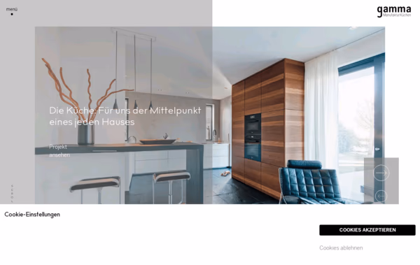 Gamma Manufaktur Küchen  Web Design