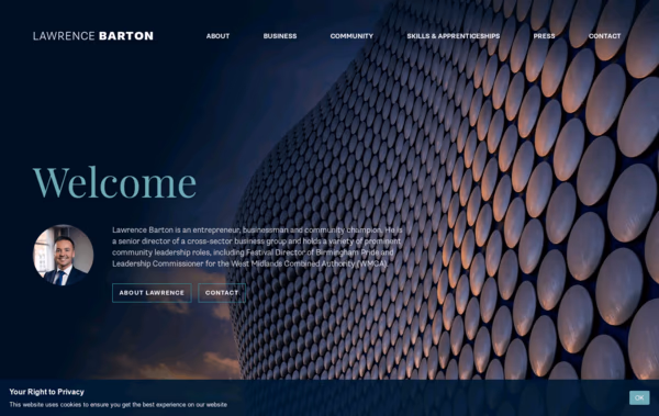Lawrence Barton Web Design