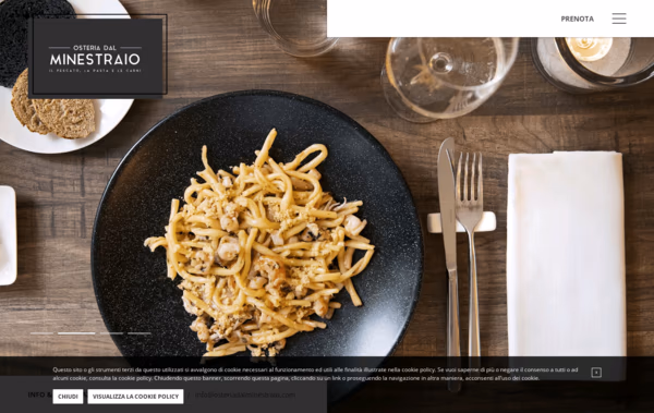 Osteria dal Minestraio Web Design