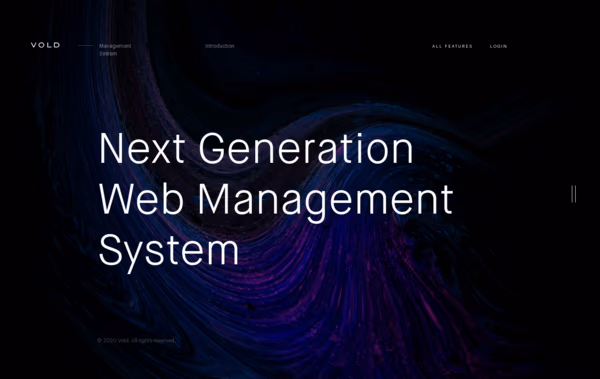 Vold Website Management System Web Design