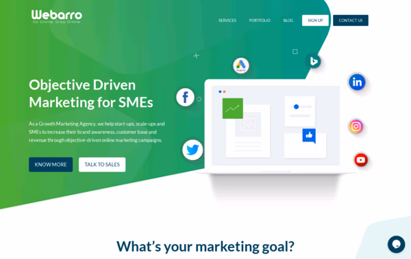 Webarro Digital Marketing Agency Web Design
