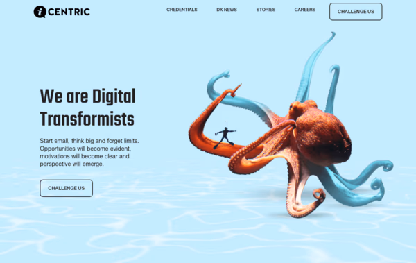 iCENTRIC Digital Transformation Agency Web Design
