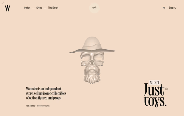 Wannabe Toys Web Design
