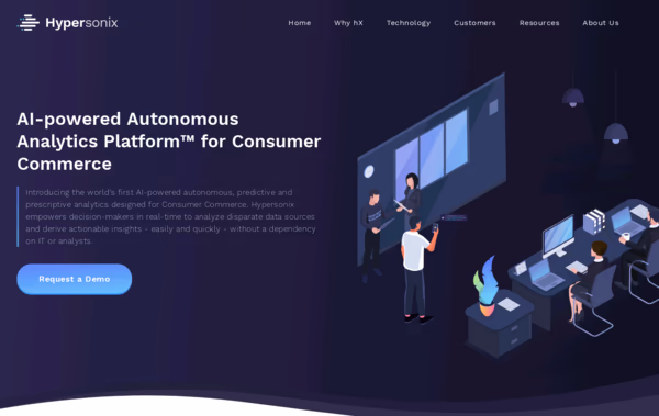 Hypersonix Autonomous Analytics Web Design