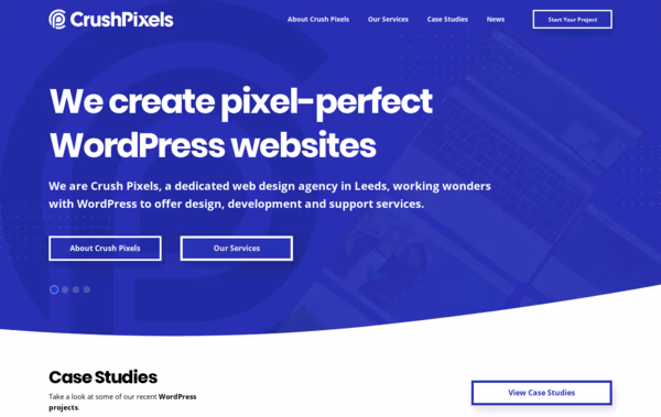 CrushPixels Web Development Agency Web Design