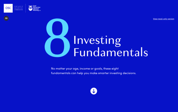 Ontario Securities Commission Web Design