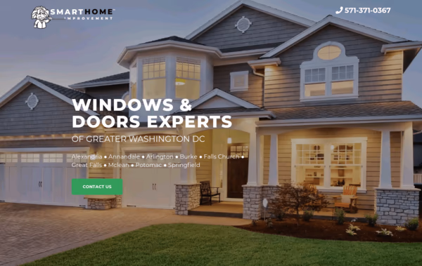 Smart Home Improvement Web Design