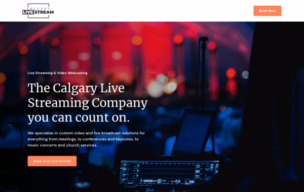 Calgary Live Stream Web Design