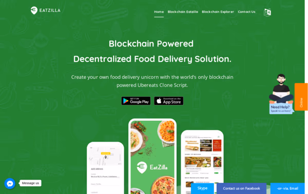 Eatzilla Web Design