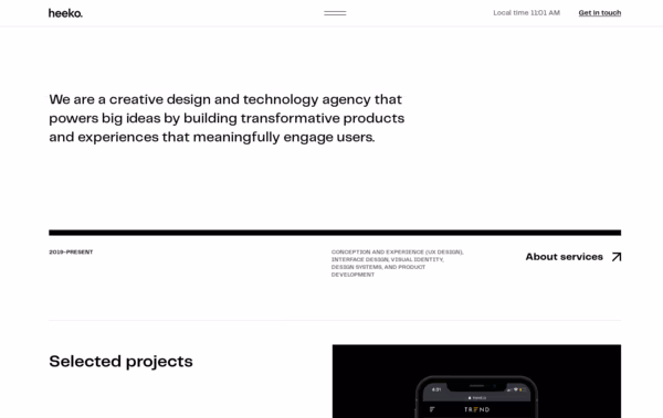 Heeko Digital Agency Web Design