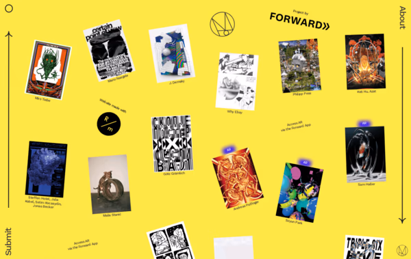 The Moon Exhibition 2.0 Web Design