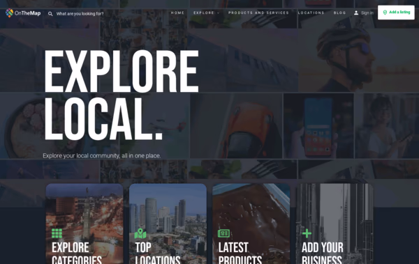 On The Map Philippines Web Design