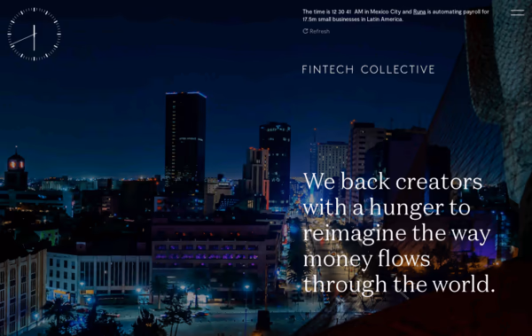FinTech Collective Web Design