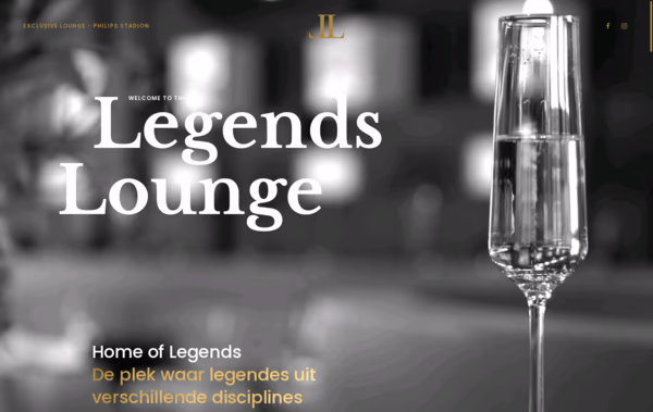 Legends Lounge Web Design