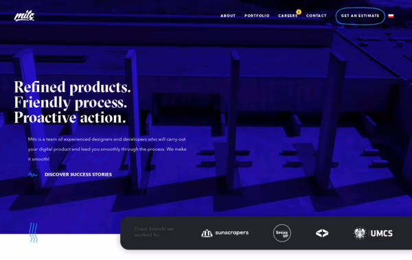 Mits Digital Product Experts Web Design
