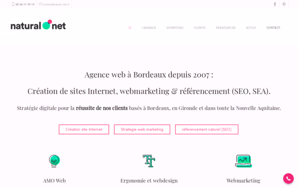 Natural Web Agency Web Design