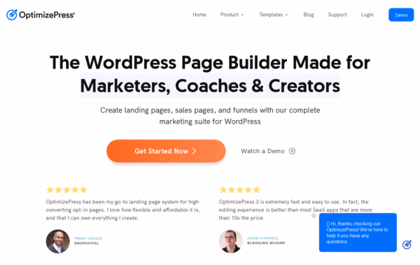 OptimizePress Landing Page Builder for WordPress Web Design