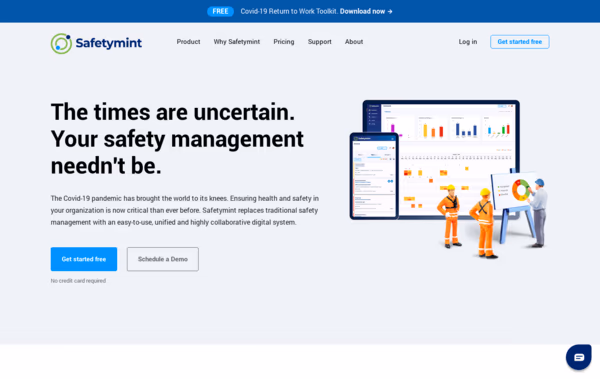 Safetymint Safety Management Software Web Design
