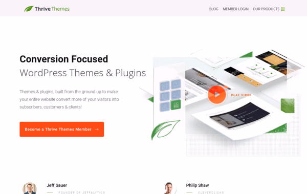  Thrive Themes WordPress Themes Web Design