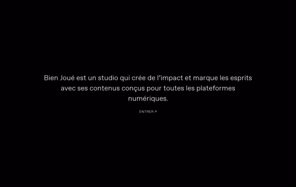 Bien Joué Video Production Studio Web Design