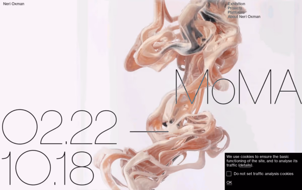 Neri Oxman Material Ecology Web Design