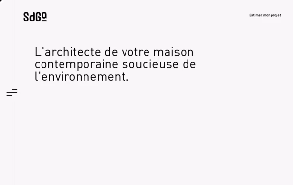 Serge Di Giusto Architect Web Design
