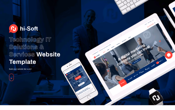 hi-Soft IT Company Web Design