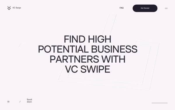 VC Swipe Web Design