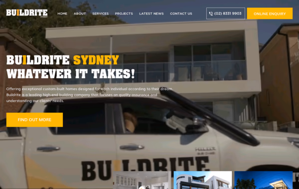 Buildrite Sydney Web Design