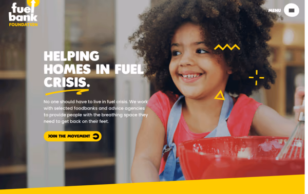 Fuel Bank Foundation Web Design