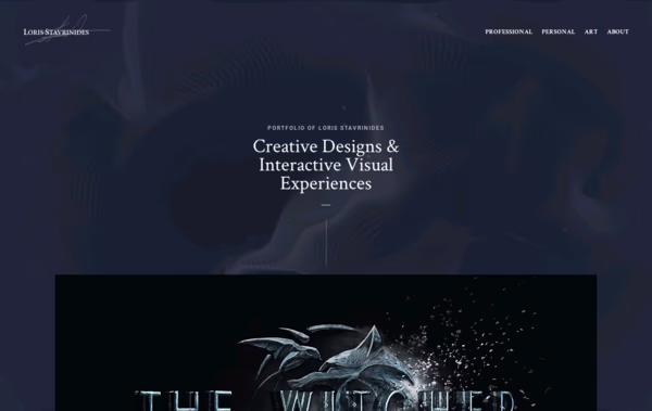 Loris Stavrinides Portfolio Web Design
