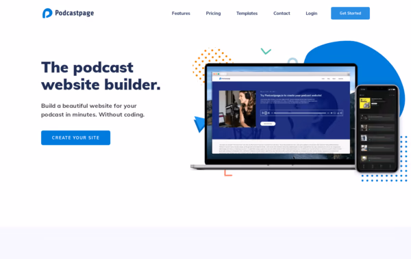 Podcastpage.io Web Design
