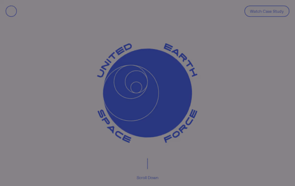 United Earth Space Force Web Design