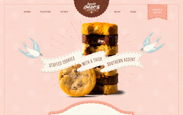 Sweet Mae's Cookie Web Design