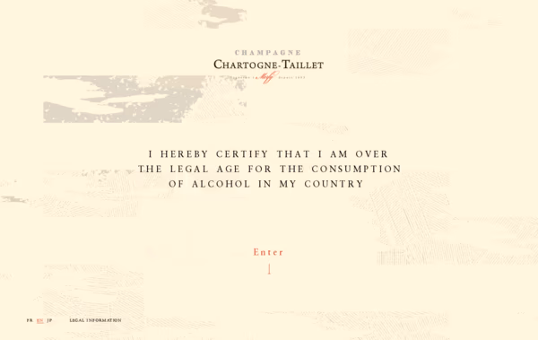 Champagne Chartogne-Taillet Web Design
