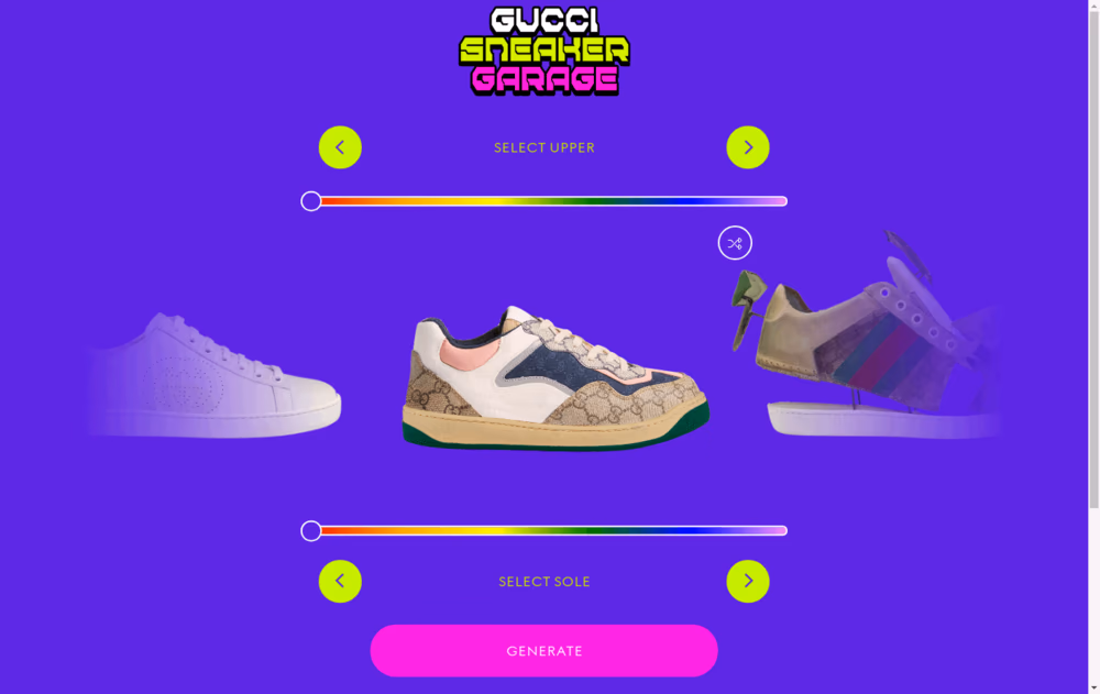 Gucci Sneaker Generator