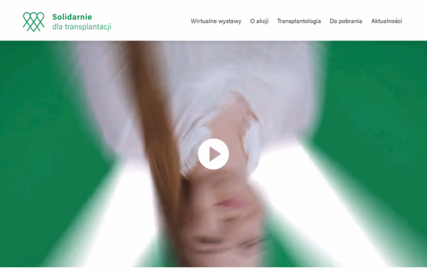 Solidarnie dla transplantacji Web Design