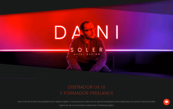 Dani Soler UX/UI Designer Web Design