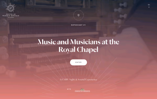 Centre De Musique Baroque Versailles Web Design