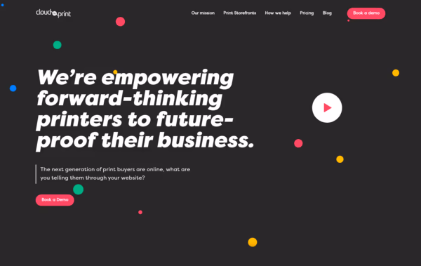 Cloud to Print Web Design