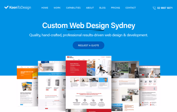 Sydney Design Agency Keen To Design Web Design