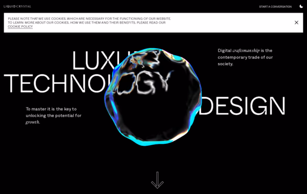 Liquid Crystal Web Design