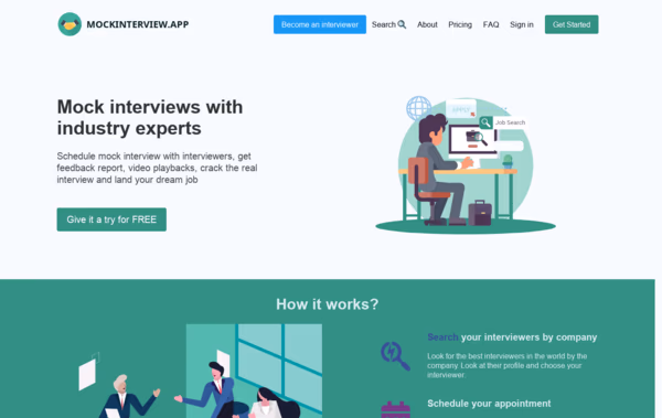 Mock Interview Web Design