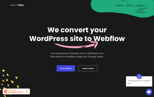 Press To Flow Web Design