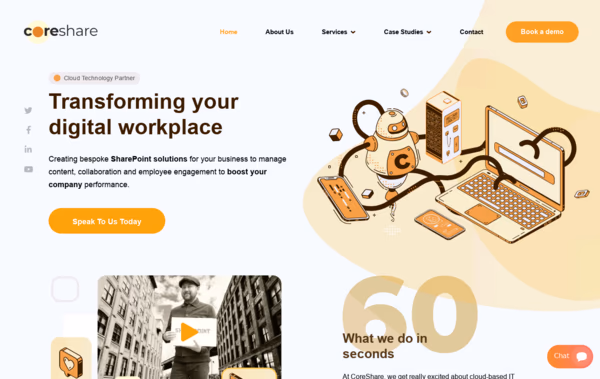Coreshare Web Design