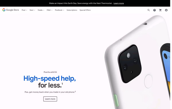 Store Google Web Design