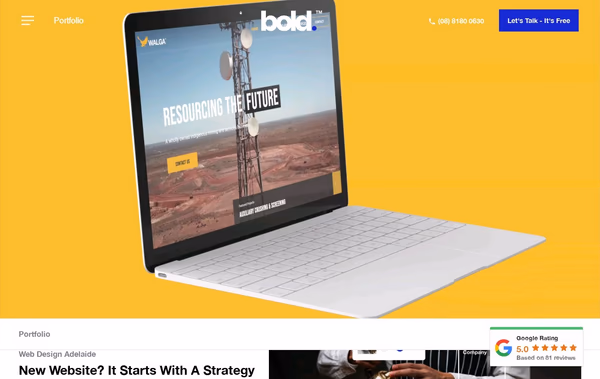 Bold. Web Design Agency Web Design
